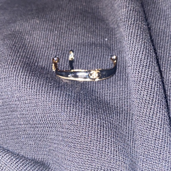 Chanel 14C 2014 Cruise Gondola  Karl Lagerfeld CC logo button knit dress… - Picture 11 of 15